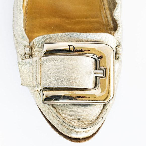 Dior Buckle Ballet Flats- Size 39 - Picture 1 of 8